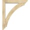 Ekena Millwork Thorton Slat Rough Sawn Bracket w/ Offset Brace, Douglas Fir, 6"W x 34"D x 40"H BKT0604X34X40THR06RDF - alternate 2